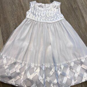 American Princess 2T Flower Girl Dress Toddler Kids White